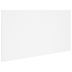 vidaXL Cabecero de cama madera contrachapada blanco 160x1,5x80 cm