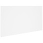 vidaXL Cabecero de cama madera contrachapada blanco 160x1,5x80 cm vidaXL Cabecero de cama madera contrachapada blanco 160x1,5x80 cm