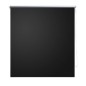 vidaXL Persiana estor opaco enrollable negro 160x230 cm