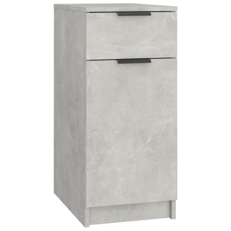 vidaXL Armario de escritorio madera contrachapada gris 33,5x50x75 cm