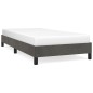 vidaXL Estructura de cama de terciopelo gris oscuro 80x200 cm