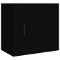 vidaXL Mesita de noche de pared negro 50x30x47 cm vidaXL Mesita de noche de pared negro 50x30x47 cm