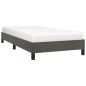 vidaXL Estructura de cama de terciopelo gris oscuro 80x200 cm