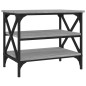 vidaXL Mesa auxiliar madera contrachapada gris Sonoma 55x38x45 cm vidaXL Mesa auxiliar madera contrachapada gris Sonoma 55x38x45 cm
