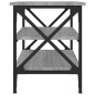 vidaXL Mesa auxiliar madera contrachapada gris Sonoma 55x38x45 cm vidaXL Mesa auxiliar madera contrachapada gris Sonoma 55x38x45 cm