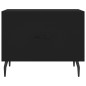 vidaXL Mesas de centro 2 uds madera de ingeniería negro 50x50x40 cm vidaXL Mesas de centro 2 uds madera de ingeniería negro 50x50x40 cm