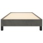 vidaXL Estructura de cama de terciopelo gris oscuro 80x200 cm