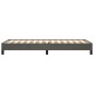 vidaXL Estructura de cama de terciopelo gris oscuro 80x200 cm