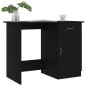 vidaXL Escritorio de madera contrachapada negro 100x50x76 cm vidaXL Escritorio de madera contrachapada negro 100x50x76 cm