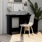 vidaXL Escritorio de madera contrachapada negro 100x50x76 cm vidaXL Escritorio de madera contrachapada negro 100x50x76 cm