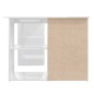 vidaXL Escritorio de esquina contrachapada blanco brillo 145x100x76 cm vidaXL Escritorio de esquina contrachapada blanco brillo 145x100x76 cm