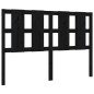 vidaXL Cabecero de cama madera maciza de pino negro 125,5x4x100 cm vidaXL Cabecero de cama madera maciza de pino negro 125,5x4x100 cm