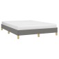 vidaXL Estructura de cama de tela gris oscuro 160x200 cm vidaXL Estructura de cama de tela gris oscuro 160x200 cm