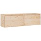 vidaXL Armario de pared 2 unidades madera maciza de pino 60x30x35 cm vidaXL Armario de pared 2 unidades madera maciza de pino 60x30x35 cm