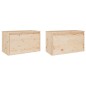 vidaXL Armario de pared 2 unidades madera maciza de pino 60x30x35 cm vidaXL Armario de pared 2 unidades madera maciza de pino 60x30x35 cm