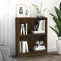 vidaXL Estantería de madera contrachapada roble marrón 60x24x74,5 cm vidaXL Estantería de madera contrachapada roble marrón 60x24x74,5 cm