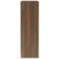 vidaXL Estantería de madera contrachapada roble marrón 60x24x74,5 cm vidaXL Estantería de madera contrachapada roble marrón 60x24x74,5 cm