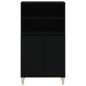 vidaXL Aparador alto madera contrachapada negro 60x36x110 cm vidaXL Aparador alto madera contrachapada negro 60x36x110 cm