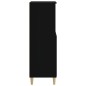 vidaXL Aparador alto madera contrachapada negro 60x36x110 cm vidaXL Aparador alto madera contrachapada negro 60x36x110 cm