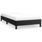 vidaXL Estructura de cama de cuero sintético negro 100x200 cm vidaXL Estructura de cama de cuero sintético negro 100x200 cm