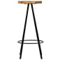 vidaXL Taburetes de cocina 4 unidades madera maciza de mango vidaXL Taburetes de cocina 4 unidades madera maciza de mango