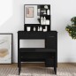 vidaXL Tocador con espejo negro 86,5x35x136 cm vidaXL Tocador con espejo negro 86,5x35x136 cm