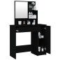 vidaXL Tocador con espejo negro 86,5x35x136 cm vidaXL Tocador con espejo negro 86,5x35x136 cm
