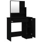 vidaXL Tocador con espejo negro 86,5x35x136 cm vidaXL Tocador con espejo negro 86,5x35x136 cm