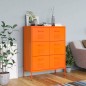 vidaXL Armario de almacenamiento acero naranja 80x35x101,5 cm vidaXL Armario de almacenamiento acero naranja 80x35x101,5 cm