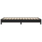 vidaXL Estructura de cama de cuero sintético negro 100x200 cm vidaXL Estructura de cama de cuero sintético negro 100x200 cm
