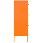 vidaXL Armario de almacenamiento acero naranja 80x35x101,5 cm vidaXL Armario de almacenamiento acero naranja 80x35x101,5 cm