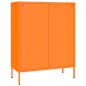 vidaXL Armario de almacenamiento acero naranja 80x35x101,5 cm vidaXL Armario de almacenamiento acero naranja 80x35x101,5 cm