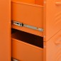 vidaXL Armario de almacenamiento acero naranja 80x35x101,5 cm vidaXL Armario de almacenamiento acero naranja 80x35x101,5 cm
