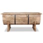 vidaXL Mesa de centro de madera de mango maciza 88x50x40 cm vidaXL Mesa de centro de madera de mango maciza 88x50x40 cm