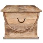 vidaXL Mesa de centro de madera de mango maciza 88x50x40 cm vidaXL Mesa de centro de madera de mango maciza 88x50x40 cm