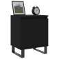 vidaXL Mesitas de noche 2 uds madera de ingeniería negro 40x30x50 cm vidaXL Mesitas de noche 2 uds madera de ingeniería negro 40x30x50 cm