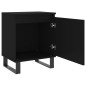 vidaXL Mesitas de noche 2 uds madera de ingeniería negro 40x30x50 cm vidaXL Mesitas de noche 2 uds madera de ingeniería negro 40x30x50 cm