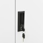 vidaXL Armario de oficina de acero blanco 90x40x102 cm vidaXL Armario de oficina de acero blanco 90x40x102 cm