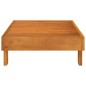 vidaXL Muebles de jardín 2 pzas cojines blanco crema madera de acacia vidaXL Muebles de jardín 2 pzas cojines blanco crema madera de acacia