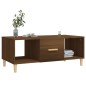 vidaXL Mesa de centro madera contrachapada roble marrón 102x50x40 cm vidaXL Mesa de centro madera contrachapada roble marrón 102x50x40 cm