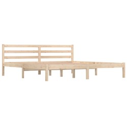 vidaXL Estructura de cama madera maciza de pino 180x200 cm