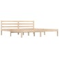 vidaXL Estructura de cama madera maciza de pino 180x200 cm