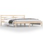 vidaXL Estructura de cama madera maciza de pino 180x200 cm