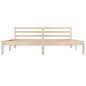 vidaXL Estructura de cama madera maciza de pino 180x200 cm