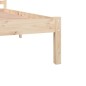 vidaXL Estructura de cama madera maciza de pino 180x200 cm