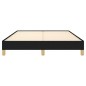 vidaXL Estructura de cama de tela negro 140x190 cm vidaXL Estructura de cama de tela negro 140x190 cm