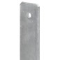 vidaXL Anclajes de valla 6 uds acero galvanizado plateado 14x6x60 cm vidaXL Anclajes de valla 6 uds acero galvanizado plateado 14x6x60 cm