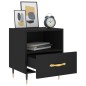 vidaXL Mesitas de noche 2 uds madera ingeniería negro 40x35x47,5 cm vidaXL Mesitas de noche 2 uds madera ingeniería negro 40x35x47,5 cm