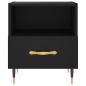 vidaXL Mesitas de noche 2 uds madera ingeniería negro 40x35x47,5 cm vidaXL Mesitas de noche 2 uds madera ingeniería negro 40x35x47,5 cm