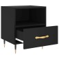 vidaXL Mesitas de noche 2 uds madera ingeniería negro 40x35x47,5 cm vidaXL Mesitas de noche 2 uds madera ingeniería negro 40x35x47,5 cm